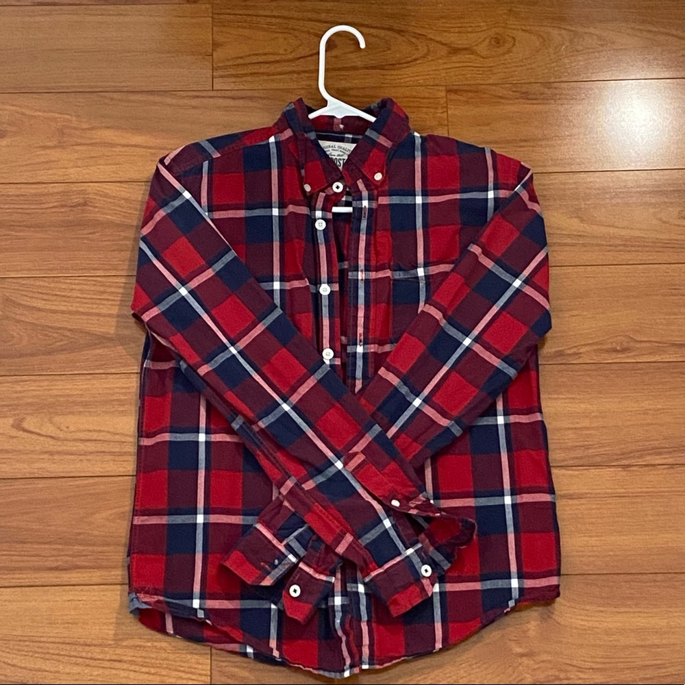 Aeropostale red plaid shirt